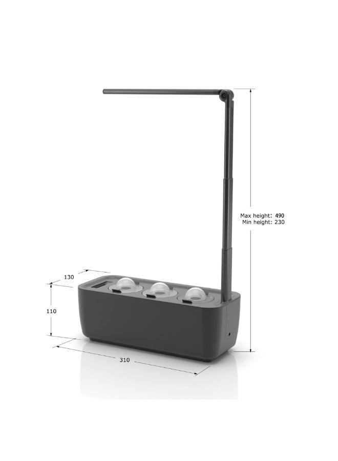 Ermonix HydroGarden 3 Extendable Elite - Black - Image 2